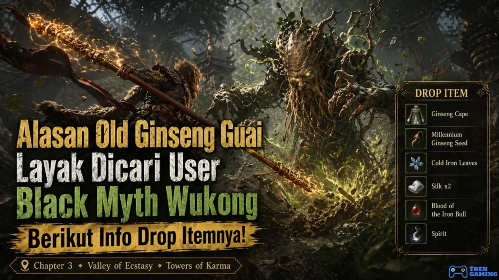 Alasan Old Ginseng Guai Layak Dicari User Black Myth Wukong, Berikut Info Drop Itemnya!