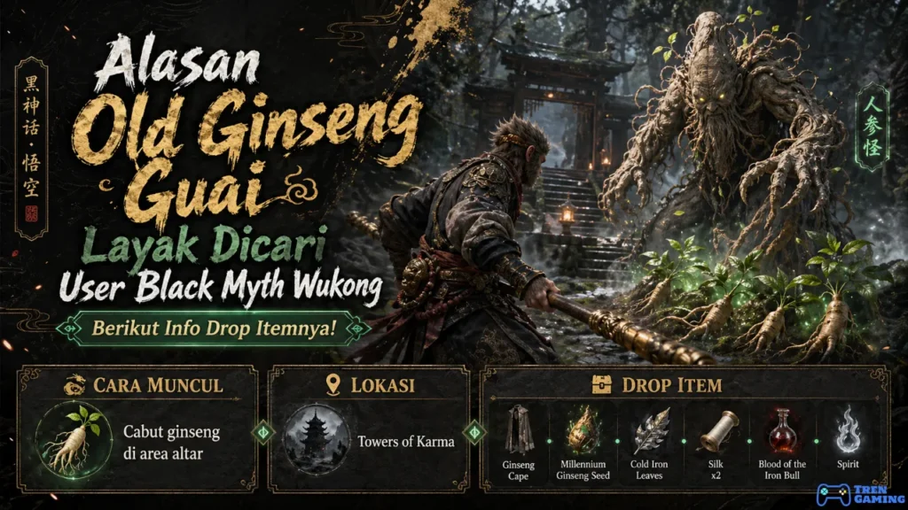 Alasan Old Ginseng Guai Layak Dicari User Black Myth Wukong, Berikut Info Drop Itemnya!