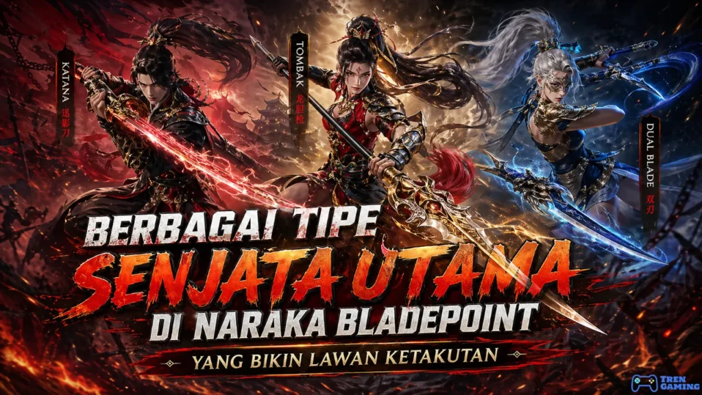 Berbagai Tipe Senjata Utama di Naraka Bladepoint yang Bikin Lawan Ketar Ketir