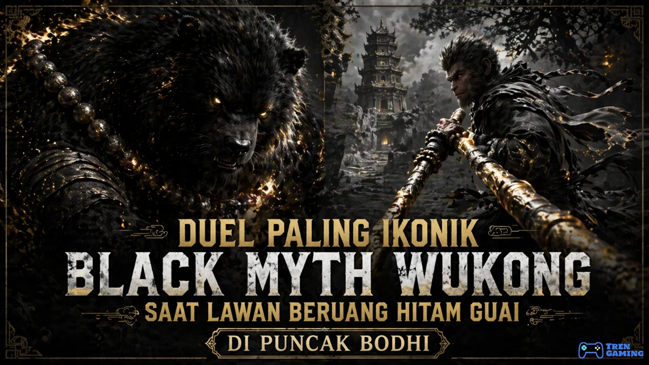 Duel Paling Ikonik Black Myth Wukong Saat Lawan Beruang Hitam Guai di Puncak Bodhi
