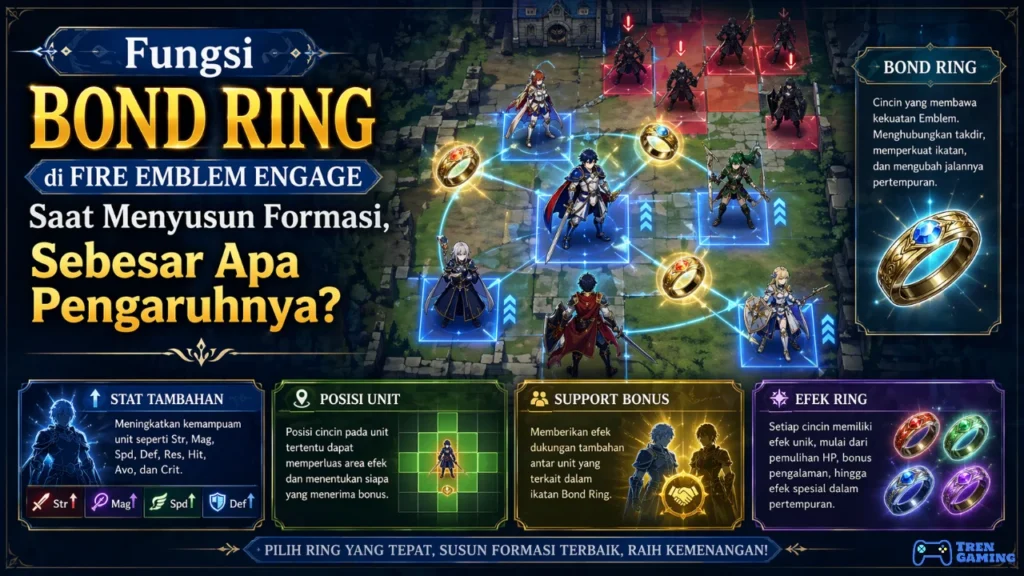 Fungsi Bond Ring di Fire Emblem Engage Saat Menyusun Formasi