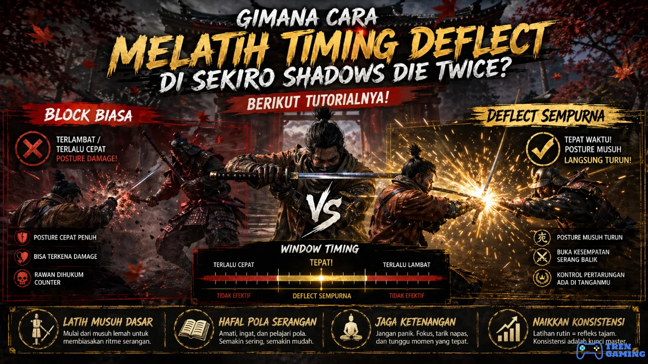Gimana Cara Melatih Timing Deflect di Sekiro Shadows Die Twice? Berikut Tutorialnya!