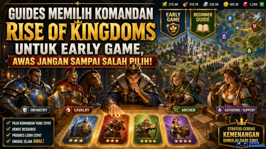 Guides Memilih Komandan Rise of Kingdoms untuk Early Game, Awas Jangan Sampai Salah Pilih!