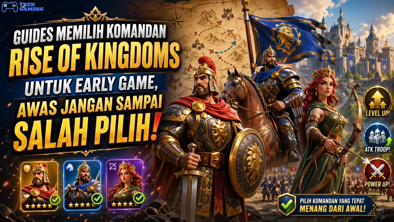 Guides Memilih Komandan Rise of Kingdoms untuk Early Game