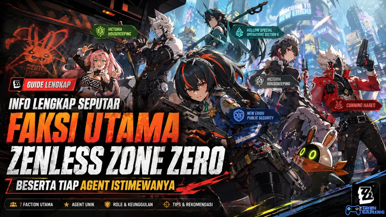 Zenless Zone Zero (ZZZ): Guide Faksi Utama Beserta Tiap Agent Istimewanya!