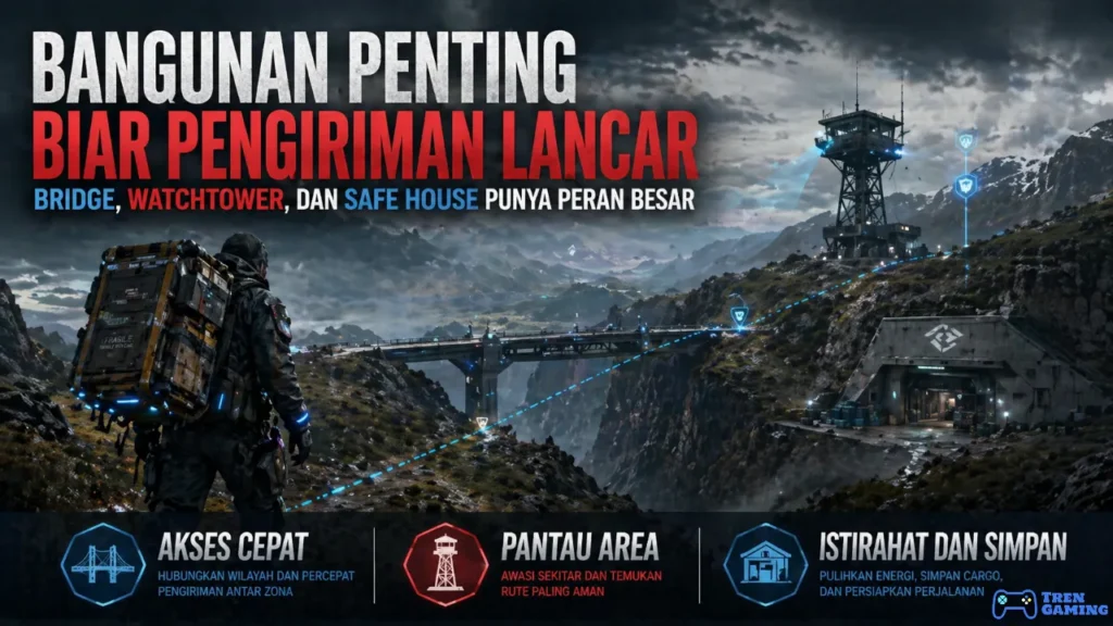 Kenali Apa Saja Struktur Bangunan Penting di Death Stranding Agar Quest Pengiriman Berjalan Lancar