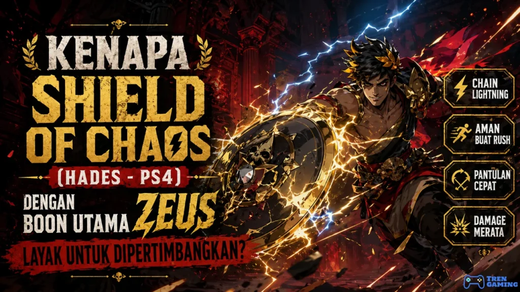 Kenapa Shield of Chaos (Hades - PS4) dengan Boon Utama Zeus Layak untuk Dipertimbangkan?