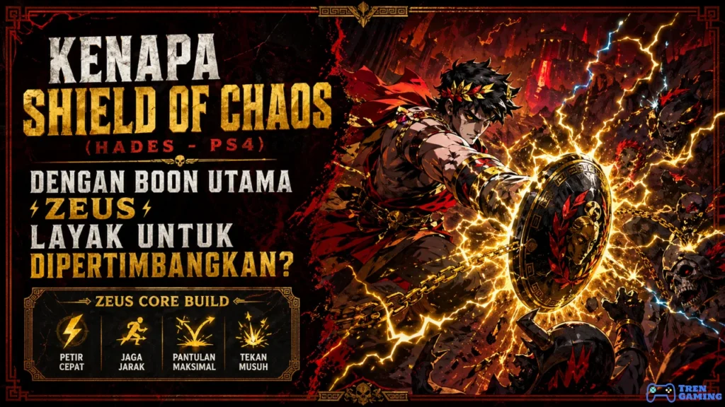 Kenapa Shield of Chaos (Hades - PS4) dengan Boon Utama Zeus Layak untuk Dipertimbangkan?