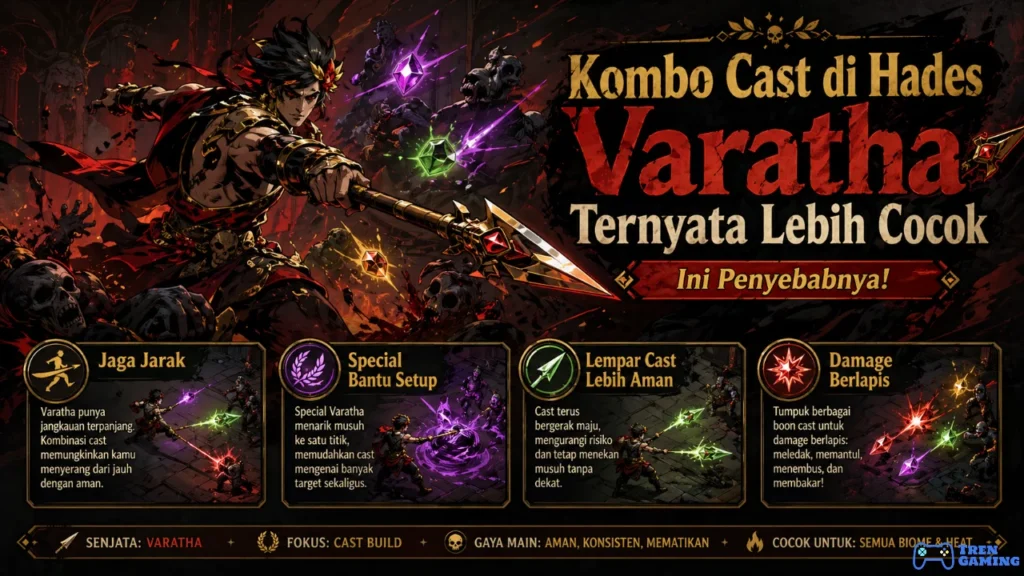 Kombo Cast di Hades Lebih Cocok Pakai Eternal Spear (Varatha), Ternyata Ini Penyebabnya!