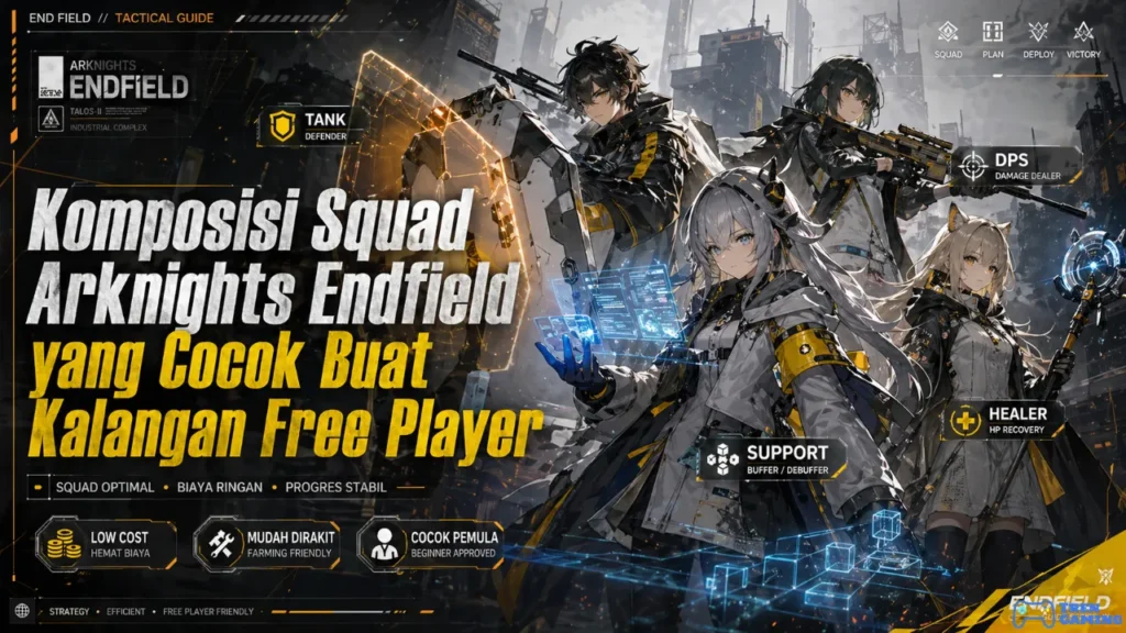 Komposisi Squad Arknights Endfield yang Cocok Buat Kalangan Free Player