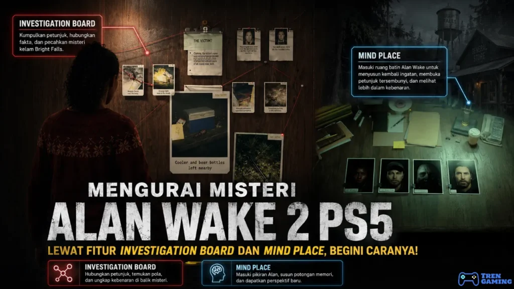 Mengurai Misteri Alan Wake 2 PS5 Lewat Fitur Investigation Board dan Mind Place, Begini Caranya!
