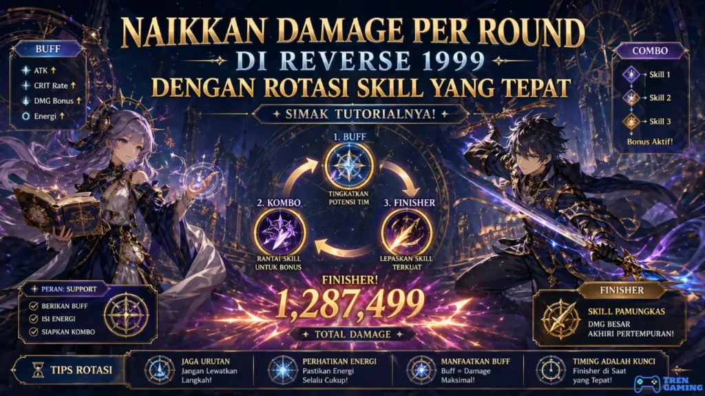Rotasi Skill Reverse 1999 Biar Damage Per Round Lebih Tinggi Sepanjang Run, Simak Tutorialnya!