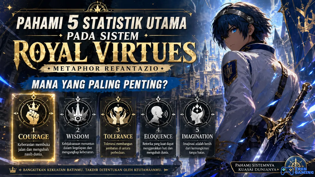 Pahami 5 Statistik Utama Pada Sistem Royal Virtues Metaphor ReFantazio, Mana yang Paling Penting?