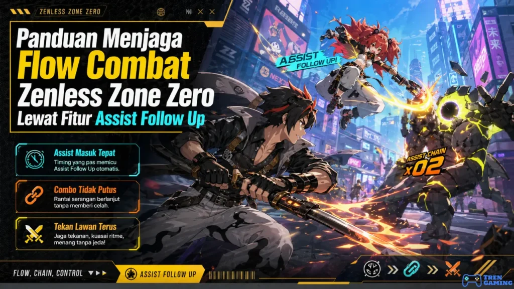 Panduan Menjaga Flow Combat Zenless Zone Zero Lewat Fitur Assist Follow Up
