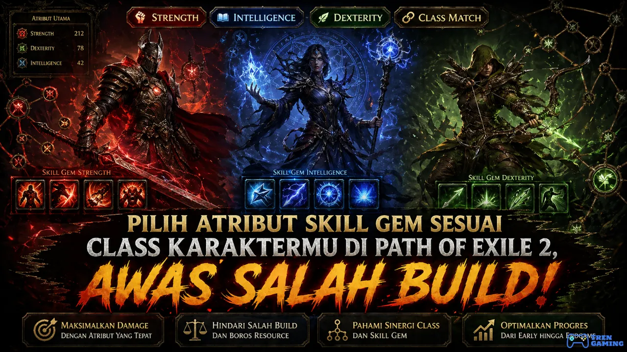 Pilih Atribut Skill Gem Sesuai Class Karaktermu di Path of Exile 2, Awas Salah Build!