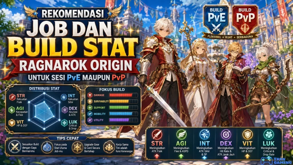 Rekomendasi Job dan Build Stat Ragnarok Origin untuk Sesi PvE Maupun PvP