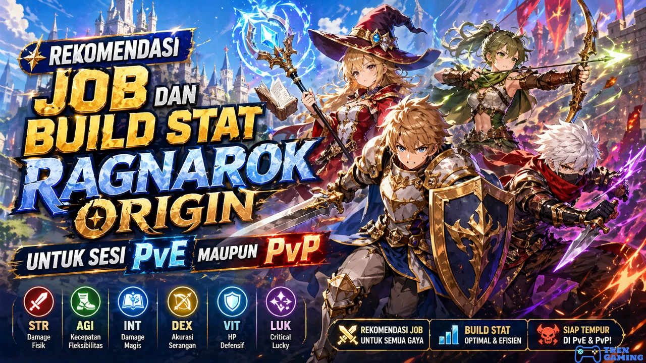 Rekomendasi Job dan Build Stat Ragnarok Origin untuk Sesi PvE Maupun PvP
