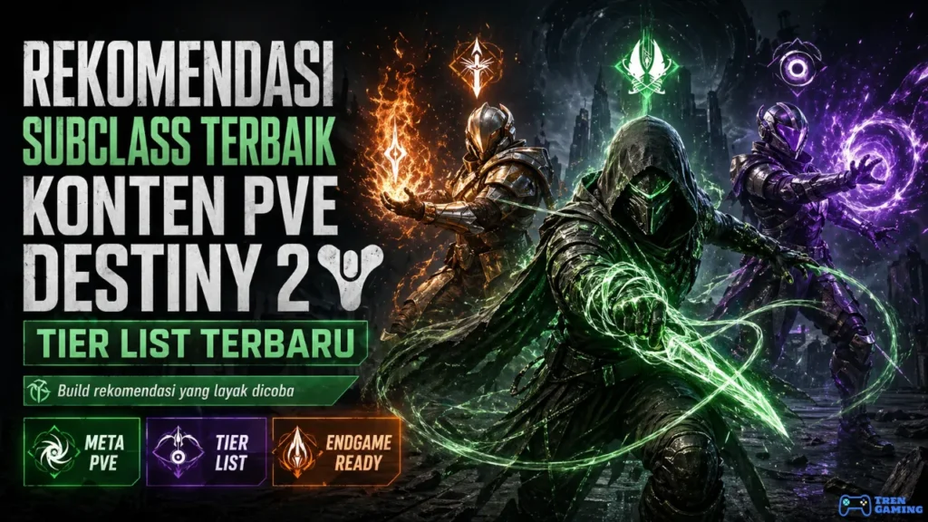 Rekomendasi Pilihan Subclass Terbaik untuk Konten PvE Destiny 2, Berikut Tier List Terbarunya!