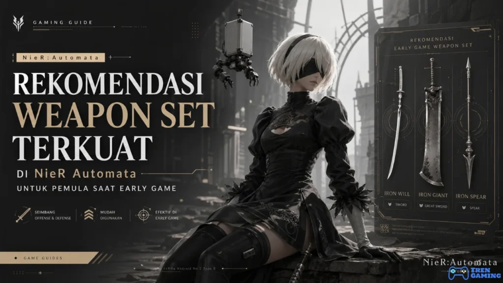 Rekomendasi Weapon Set Terkuat di NieR Automata untuk Pemula Saat Early Game