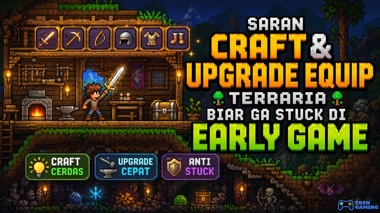 Saran Craft & Upgrade Equip Terraria Biar Ga Stuck di Early Game