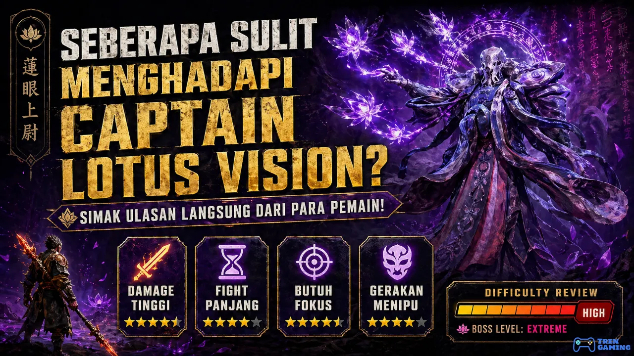 Seberapa Sulit Menghadapi Captain Lotus Vision