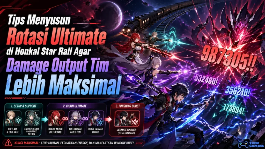 Susun Rotasi Ultimate Honkai Star Rail Agar Damage Output Tim Lebih Maksimal