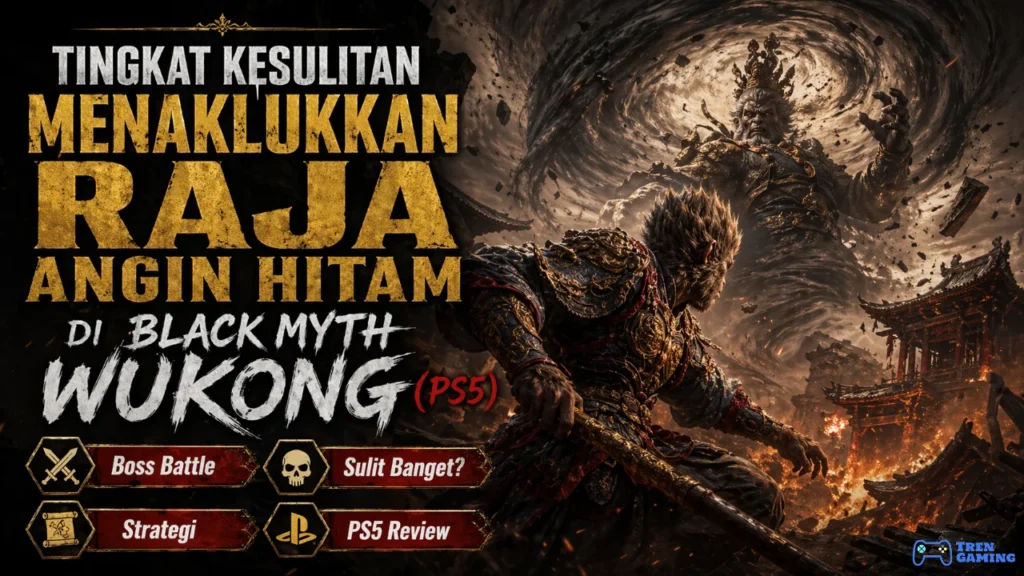 Tingkat Kesulitan Menaklukkan Raja Angin Hitam di Black Myth Wukong (PS5)