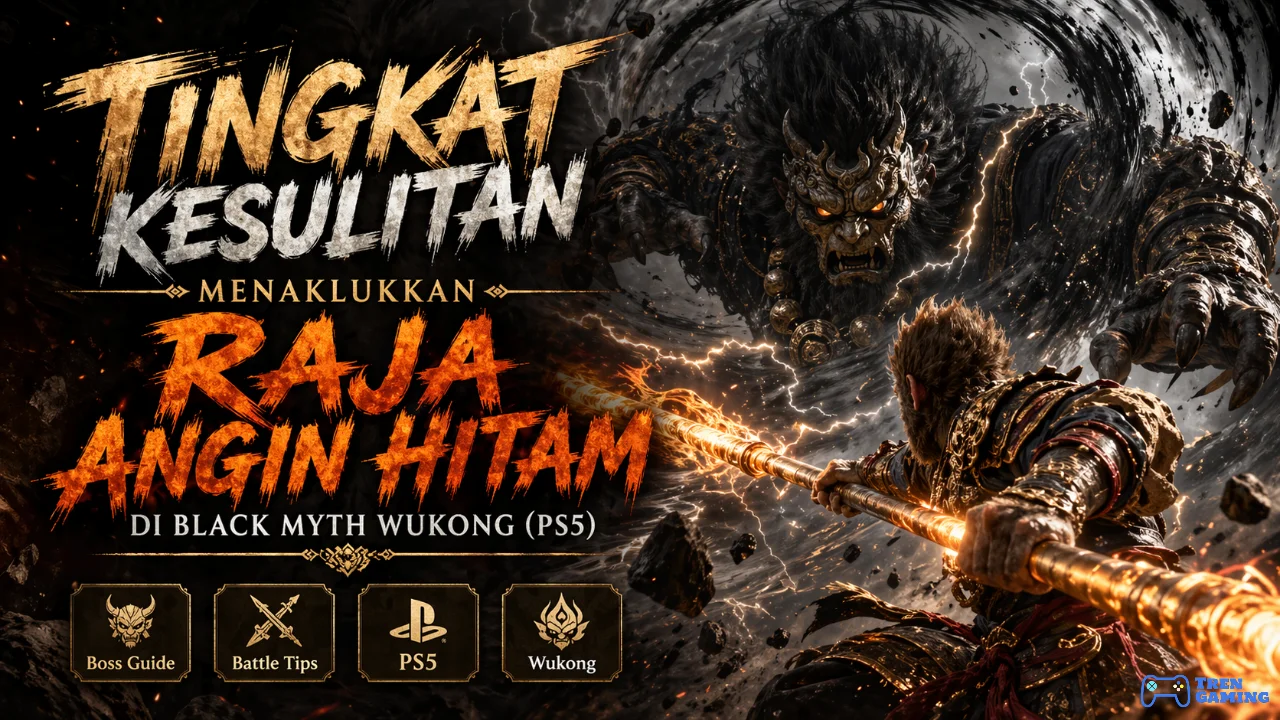 Tingkat Kesulitan Menaklukkan Raja Angin Hitam di Black Myth Wukong (PS5)