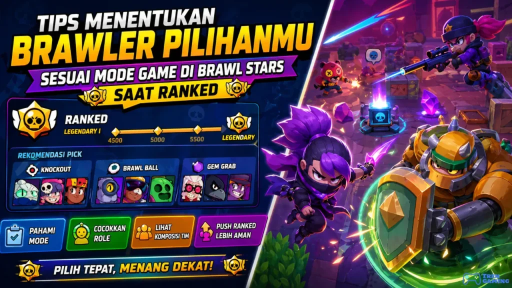 Tentukan Brawler Pilihanmu Sesuai Mode Game di Brawl Stars Saat Ranked