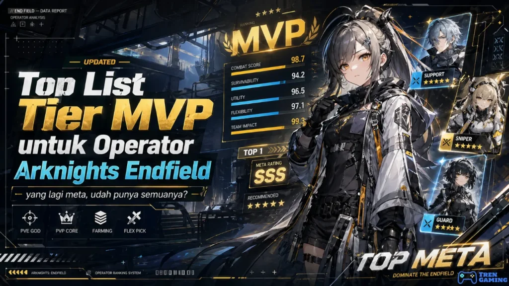 Top List Tier MVP untuk Operator Arknights Endfield yang Lagi Meta, Udah Punya Semuanya?
