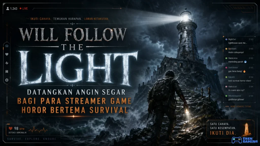 Will Follow the Light Datangkan Angin Segar Bagi Para Streamer Game Horor Bertema Survival