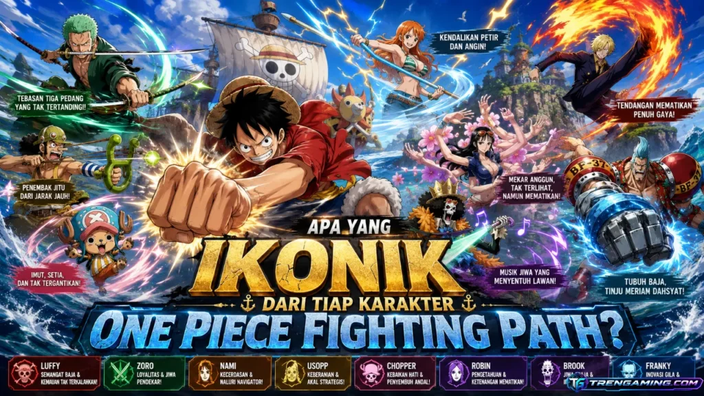 Apa yang Ikonik dari Tiap Karakter One Piece Fighting Path?