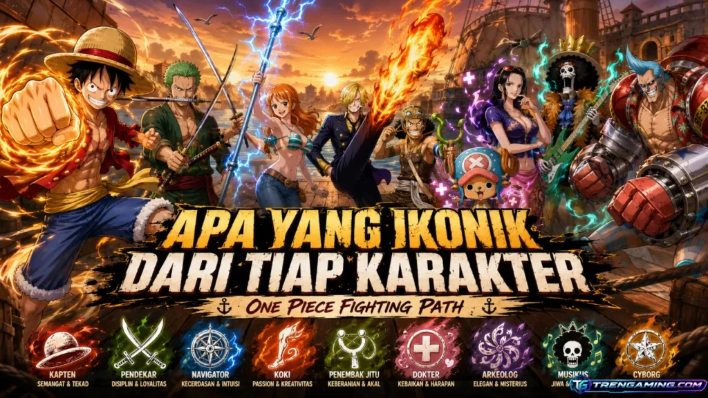 Apa yang Ikonik dari Tiap Karakter One Piece Fighting Path?