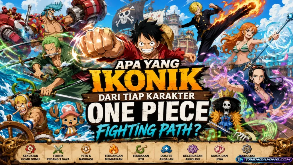 Apa yang Ikonik dari Tiap Karakter One Piece Fighting Path?