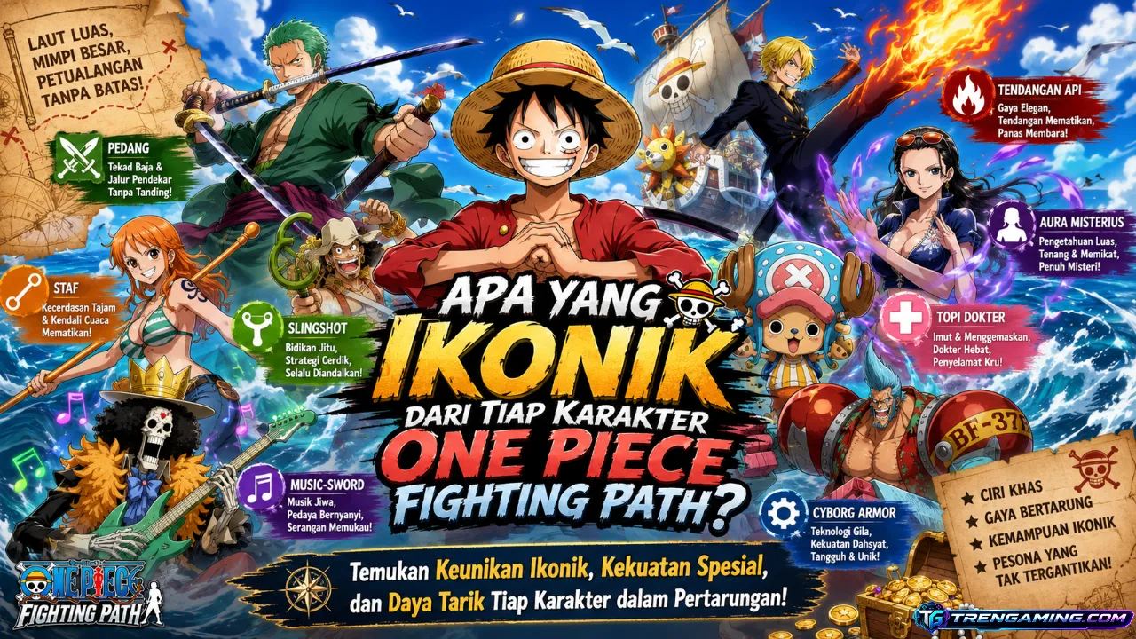 Apa yang Ikonik dari Tiap Karakter One Piece Fighting Path?