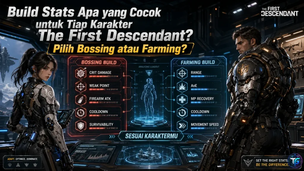 Build Stats Apa yang Cocok untuk Tiap Karakter The First Descendant? Pilih Bossing atau Farming?