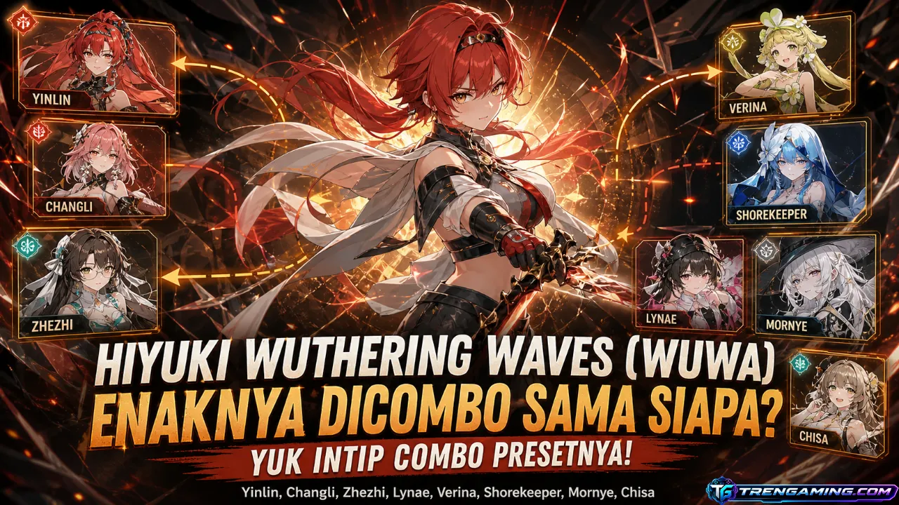 Hiyuki Wuthering Waves (WuWa) Enaknya Dicombo Sama Siapa? Yuk Intip Combo Presetnya!