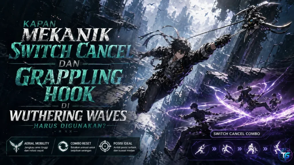 Kapan Mekanik Switch Cancel dan Grappling Hook di Wuthering Waves Harus Digunakan?