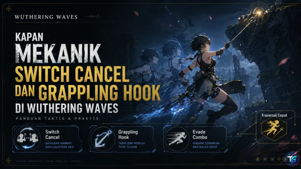 Kapan Mekanik Switch Cancel dan Grappling Hook di Wuthering Waves Harus Digunakan?