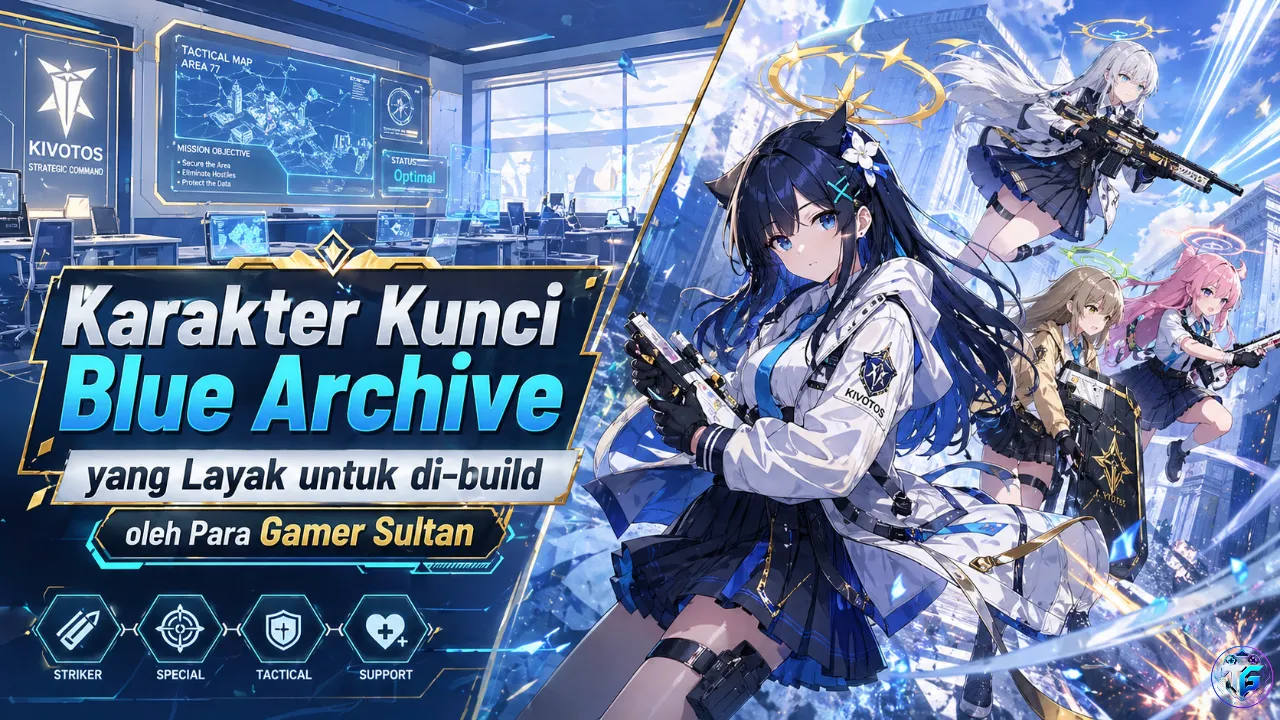 Karakter Kunci Blue Archive yang Layak untuk di-build oleh Para Gamer Sultan