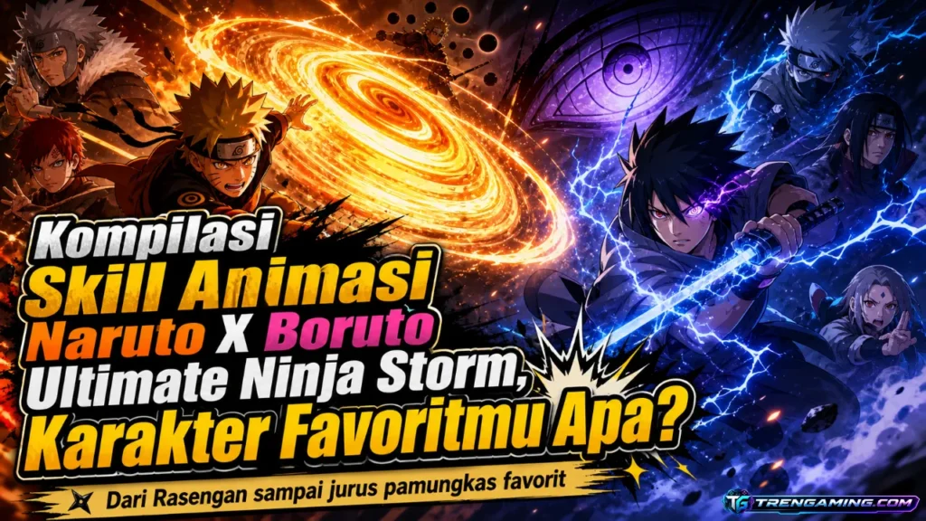 Kompilasi Skill Animasi Naruto X Boruto Ultimate Ninja Storm, Karakter Favoritmu Apa?