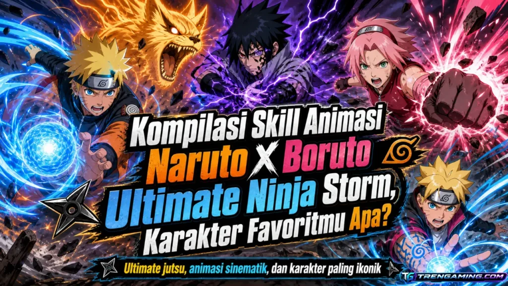 Kompilasi Skill Animasi Naruto X Boruto Ultimate Ninja Storm, Karakter Favoritmu Apa?