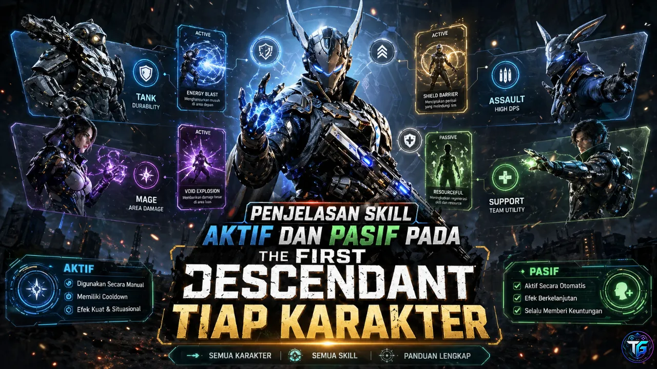 Penjelasan Skill Aktif dan Pasif Pada Tiap Karakter di The First Descendant