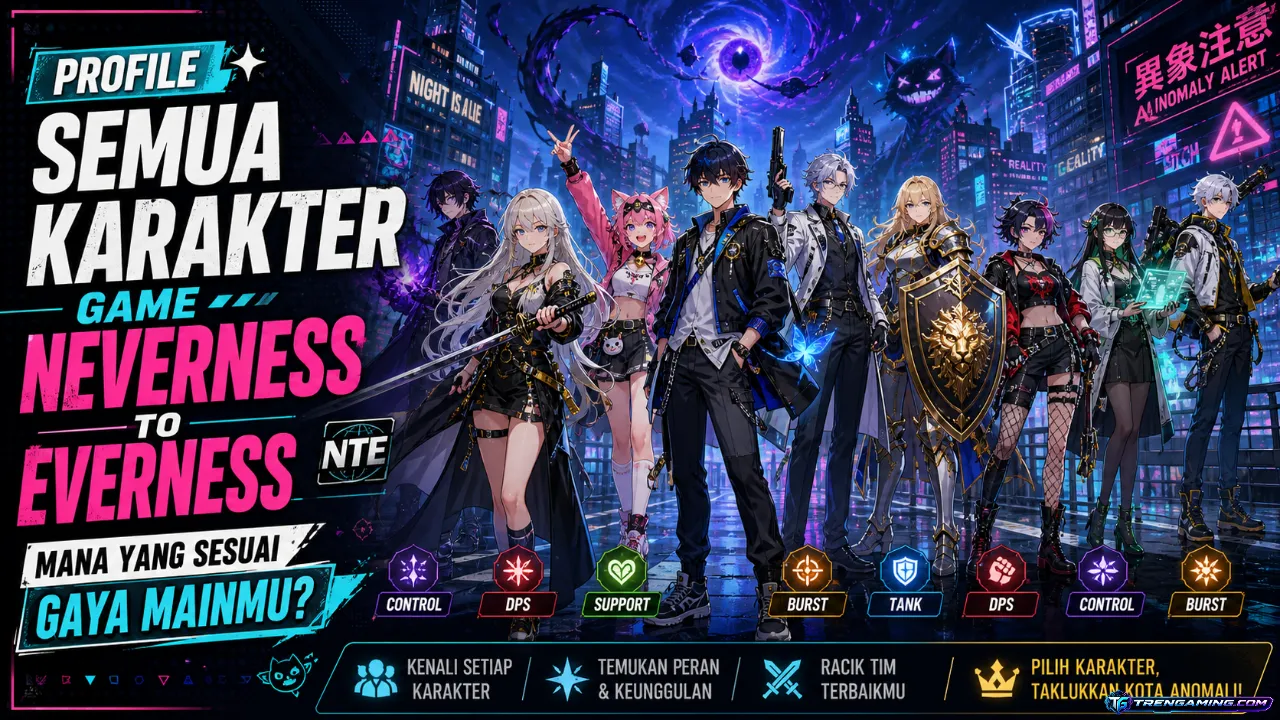 Profile Semua Karakter Game Neverness To Everness (NTE), Mana yang Sesuai Gaya Mainmu?