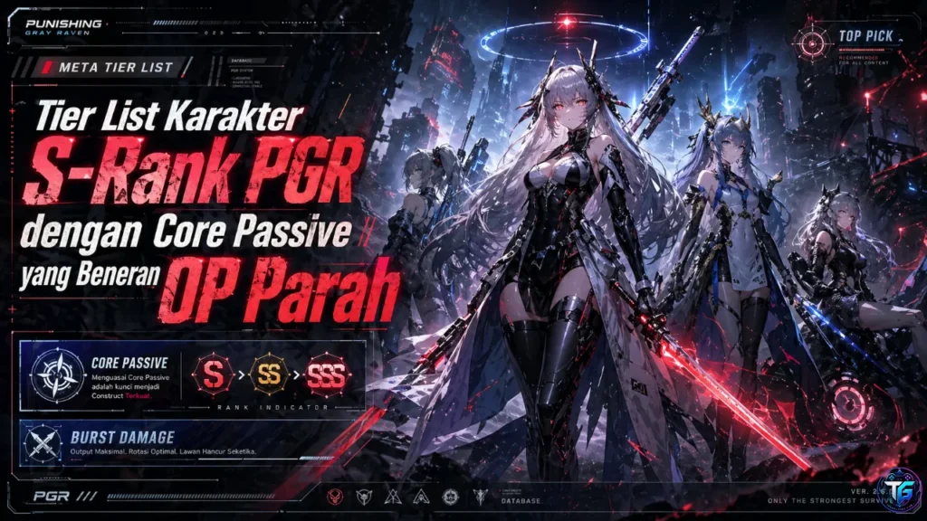 Tier List Karakter S-Rank PGR dengan Core Passive yang Beneran OP Parah