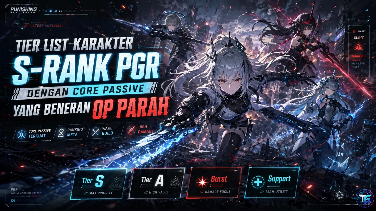 Tier List Karakter S-Rank PGR dengan Core Passive yang Beneran OP Parah