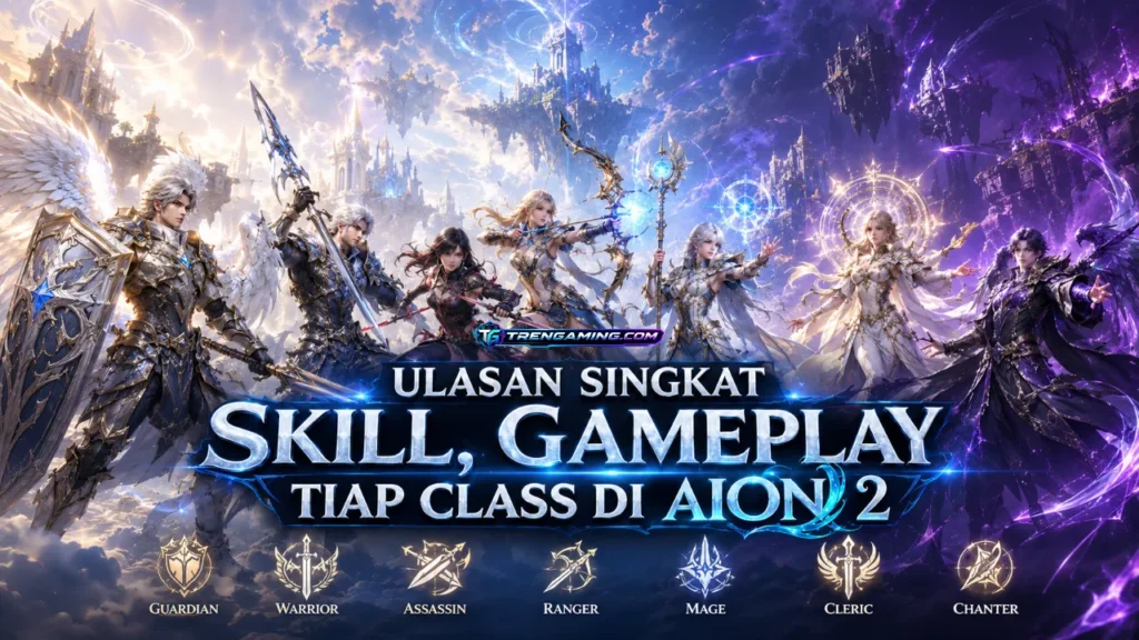 Ulasan Singkat Tentang Skill, Gameplay Tiap Class di AION 2